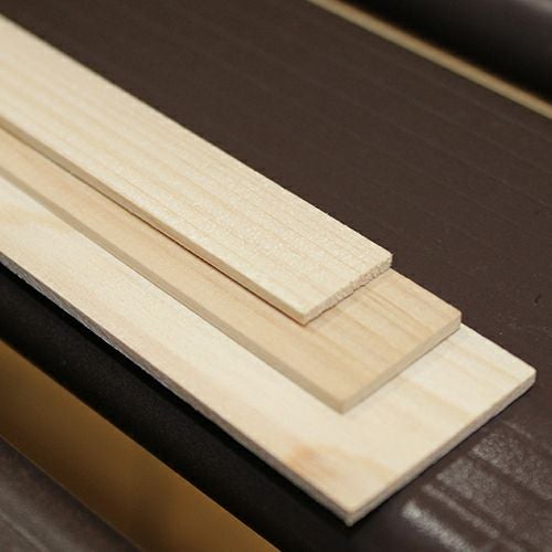 手作り木工・木製可動式ロボット(材料　ヒノキ材素地仕上げ) DIY 木材 桧工作材 900mm×15mm×3mm | 西村ジョイオンラインショップ