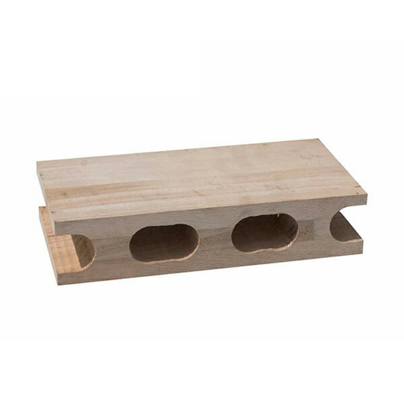 昭和レトロ　オブジェ⑥　入れ子積み木　スタッキングブロック　小物入れ　桐細工 桐ブロック 50×115×230mm | 西村ジョイオンラインショップejoy