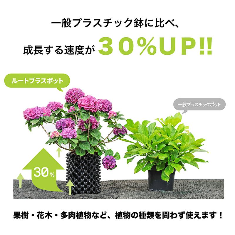 南榮工業 ルートプラスポットミニ 植木鉢 1.5L | 西村ジョイオンライン