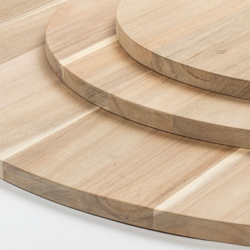 岡元木材 アカシア テーブルトップ 20mm×直径600mm 円形 丸形 円型 無