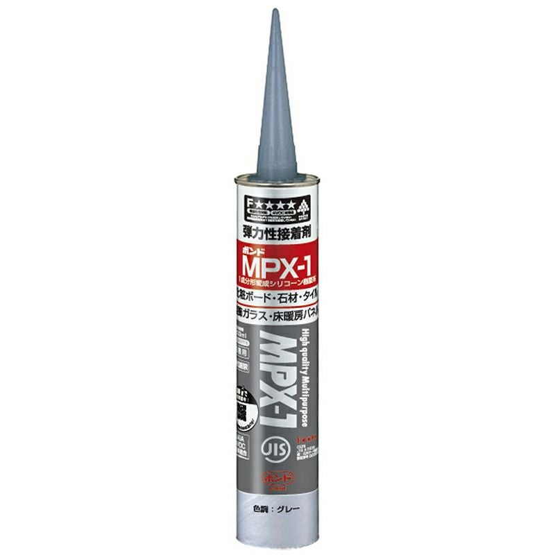 コニシ ボンド MPX-1 グレー 333ml 弾力性 接着剤 #57778 | 西村ジョイ