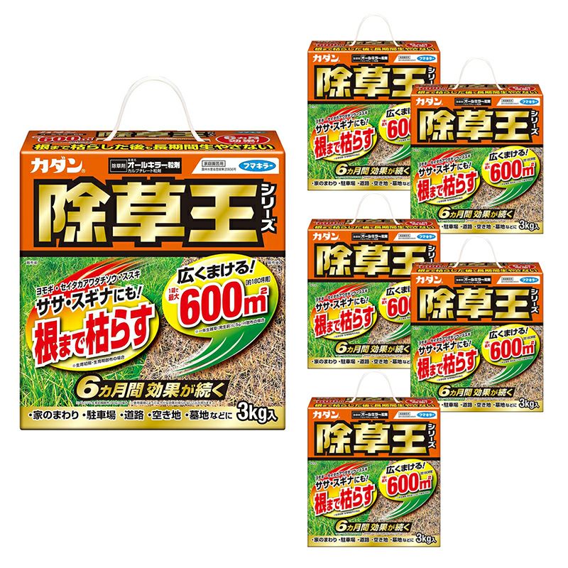 3個セット】 フマキラー カダン 除草王シリーズ オールキラー 粒剤 3kg