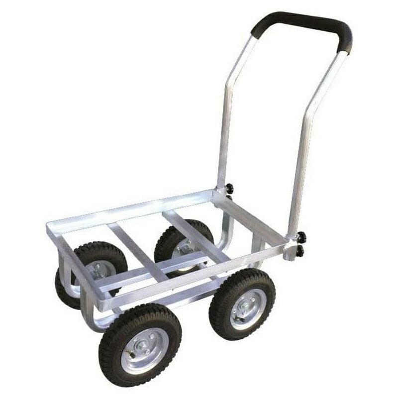 金属製 2輪リヤカー［価格交渉受付中］ マツモト ミニリヤカー 小型リヤカー バケット樹脂製 2輪 運搬車