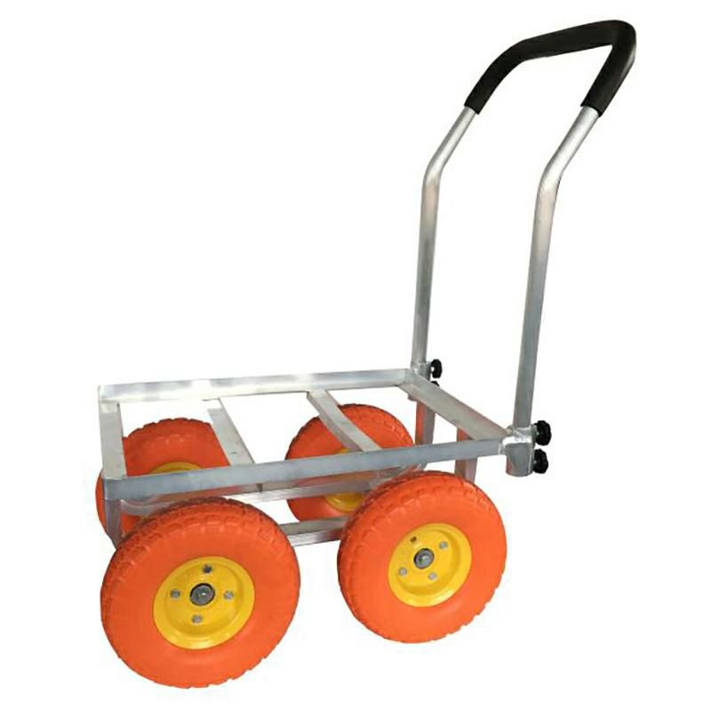 マツモト アルミカート 10インチ オレンジ ノーパンクタイヤ仕様