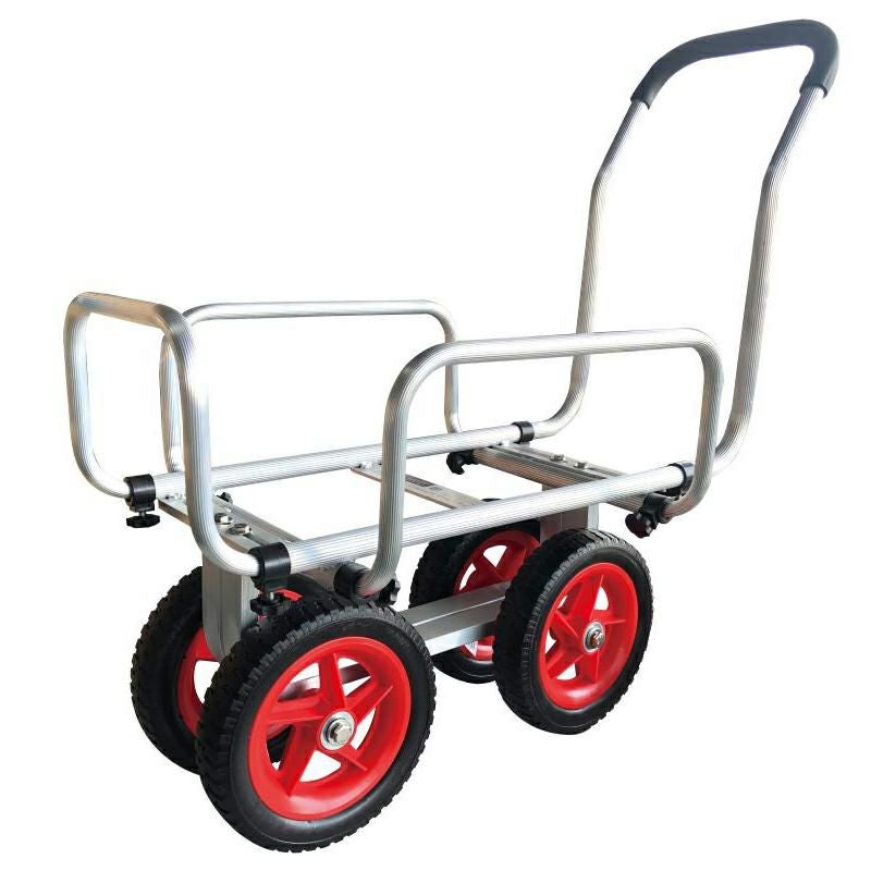 マツモト ミニリヤカー 小型リヤカー バケット樹脂製 2輪 運搬車