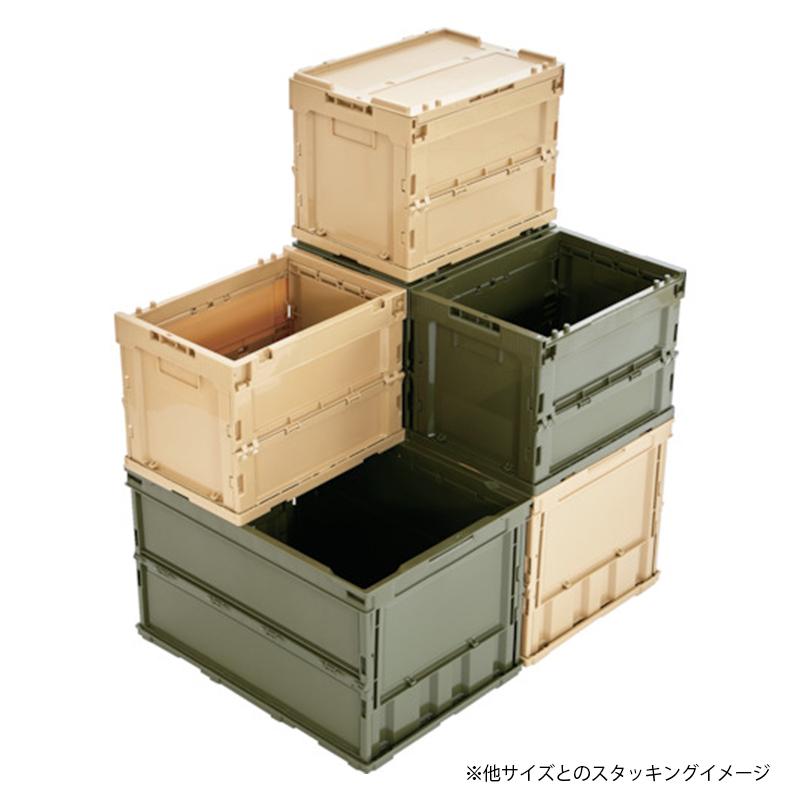 トラスコ 薄型折りたたみコンテナ 50L OD色 TR-O50B-OD | 西村ジョイ